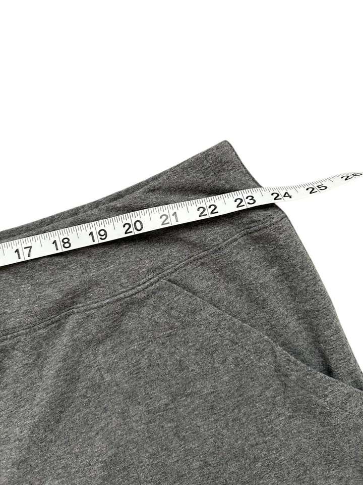 ATHLETIC WORKS Sz 4X Gray Stretch Tie Front Pockets Knit Pants Yoga Lounge - Image 2 of 4