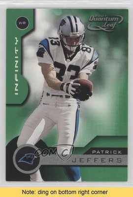 2001 Quantum Leaf Infinity Green 17/100 Patrick Jeffers #28 READ 0q3