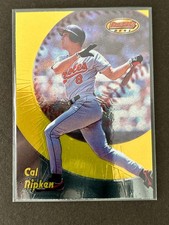 1998 Bowman's Best - Cal Ripken #11 Glossy FOIL Base Set Orioles MLB HOF ⚾️
