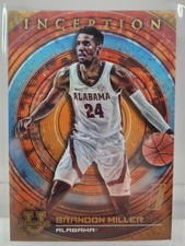 2022-23 BOWMAN INCEPTION CHARLOTTE HORNET BRANDON MILLER ORANGE FOIL /25