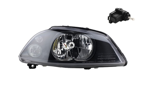 Scheinwerfer Passend FüR Seat Ibiza Cordoba 6L 2002 -09 H4 Rechts Mit Stellmotor-image