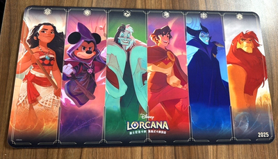 2025 TCG Lorcana China Disney Tournament Champion Winner Playmat