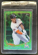 2013 Topps Giancarlo Stanton Emerald Foil #127 Marlins
