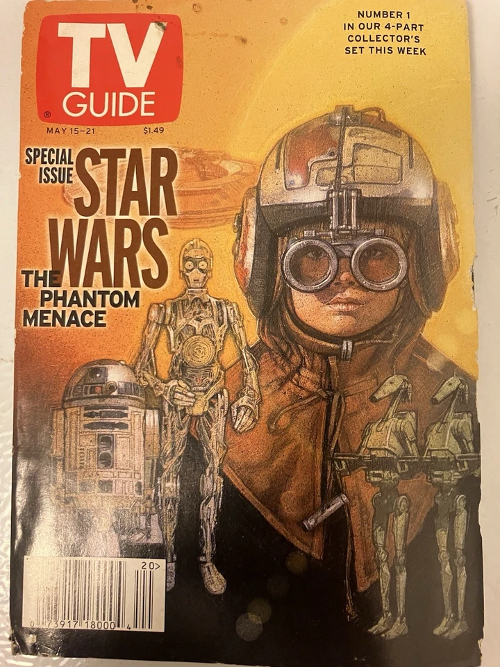 TV Guide: Star Wars: The Phantom Menace Special Issue (May 15-21, 1999) 4 Issues - Image 3 of 4