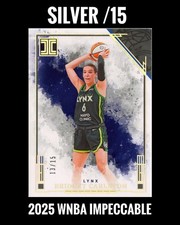2025 Panini Impeccable Bridget Carleton Silver Parallel #66 /15