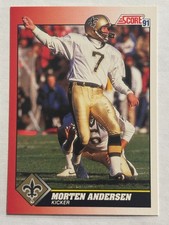 1991 Score #166 Morten Andersen New Orleans Saints