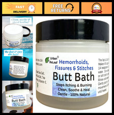 Sitz Bath for Hemorrhoids  Fissures - Fast Relief, Soothing Sea Salt Soak, Natu