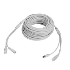 10M/33ft Ethernet Cable Cat5e Network LAN/Power Extension Cord for CCTV Security