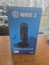 Elgato Wave:3 USB-C Condenser Premium Microphone Digital Mixing New in Box