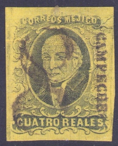 sr09 #9 4R Campeche no.8 Sz 70 30pts VF est $90-180 Beautiful, New Listing