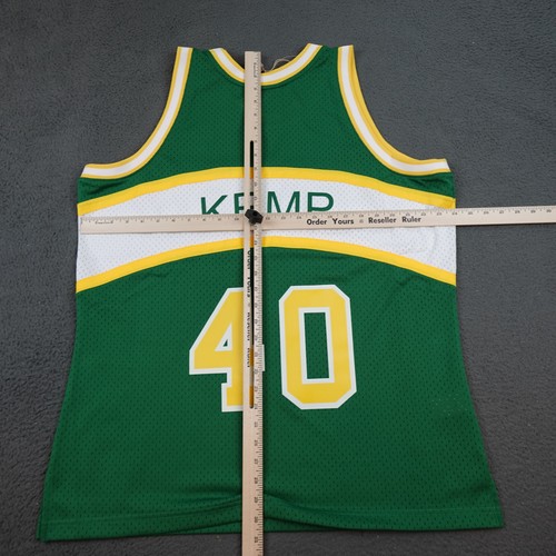 Maglia Seattle Supersonics uomo XL NBA Swingman Shawn Kemp Mitchell Ness - Foto 7 di 10