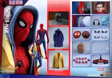 HOT TOYS 1/6 MMS426 - SPIDER-MAN HOMECOMING DELUXE VERSION - BNISB + SHIPPER