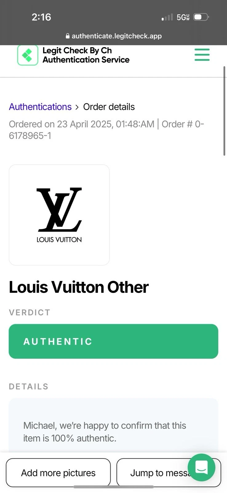 LOUIS VUITTON（LV） Louis Vuitton Giacca da Campo Uomo 56 Verde Cotone Pelle Esercito Militare