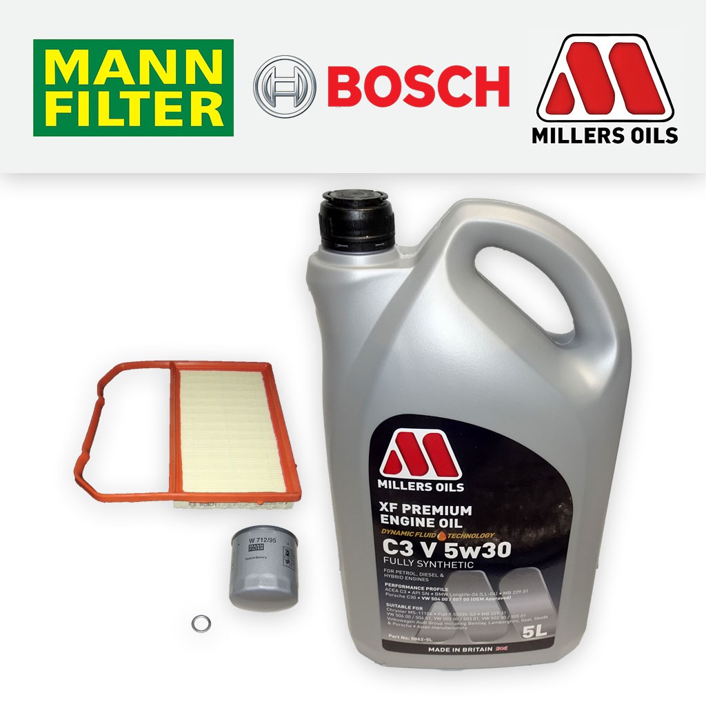 SERVICE KIT for SKODA CITIGO 1.0 OIL AIR FILTERS +5w30 APPROVED OIL (2011-2019)