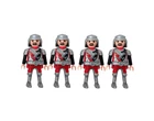 Playmobil Medieval Soldiers Set of 4 – Vintage Knight Figures – Castle Army Coll