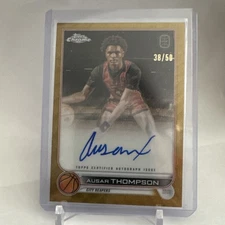 Ausar Thompson 2022-23 Topps Chrome Overtime Elite Auto #38/50 GOLD