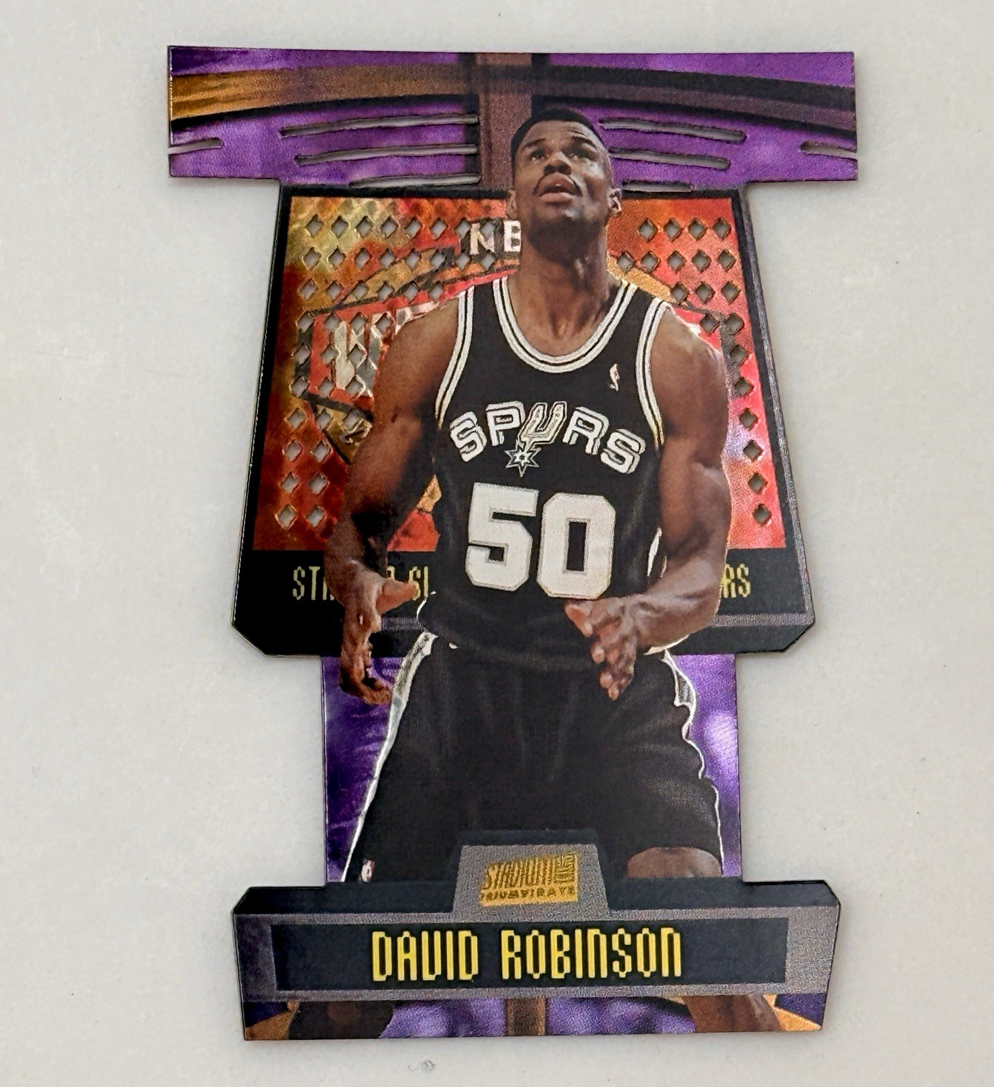 Topps Stadium Club 1998-99 Triumvirate Luminous Die-Cut David Robinson T9B