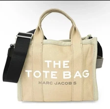 MARC JACOBS THE COLORBLOCK MINI TOTE BAG 261 BEIGE MULTI