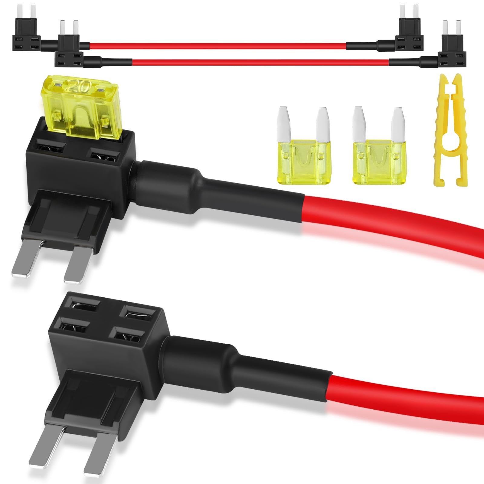 3 Pcs Tipm Fuel Pump Relay Bypass Kit 11.8 Inch Length, Cable 14...