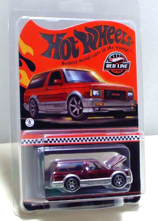 Hot Wheels Redline Club RLC 1992 GMC Typhoon Sprectraflame Red 1:64 Diecast Foto 2 de 4