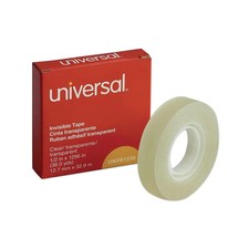 Universal Invisible Tape, 1" Core, 0.5" x 36 yds, Clear