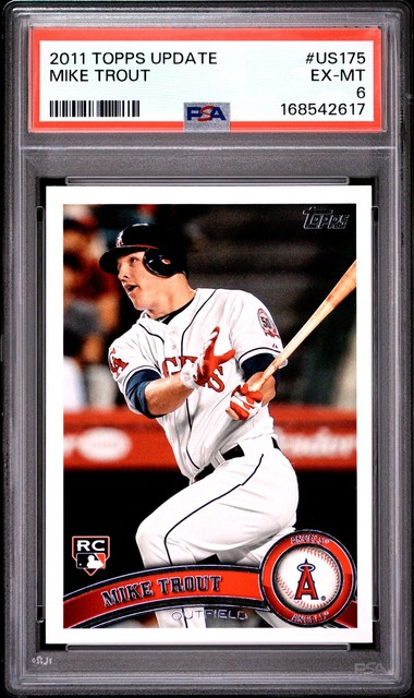 Mike Trout 2011 Topps Topps Update Rookie