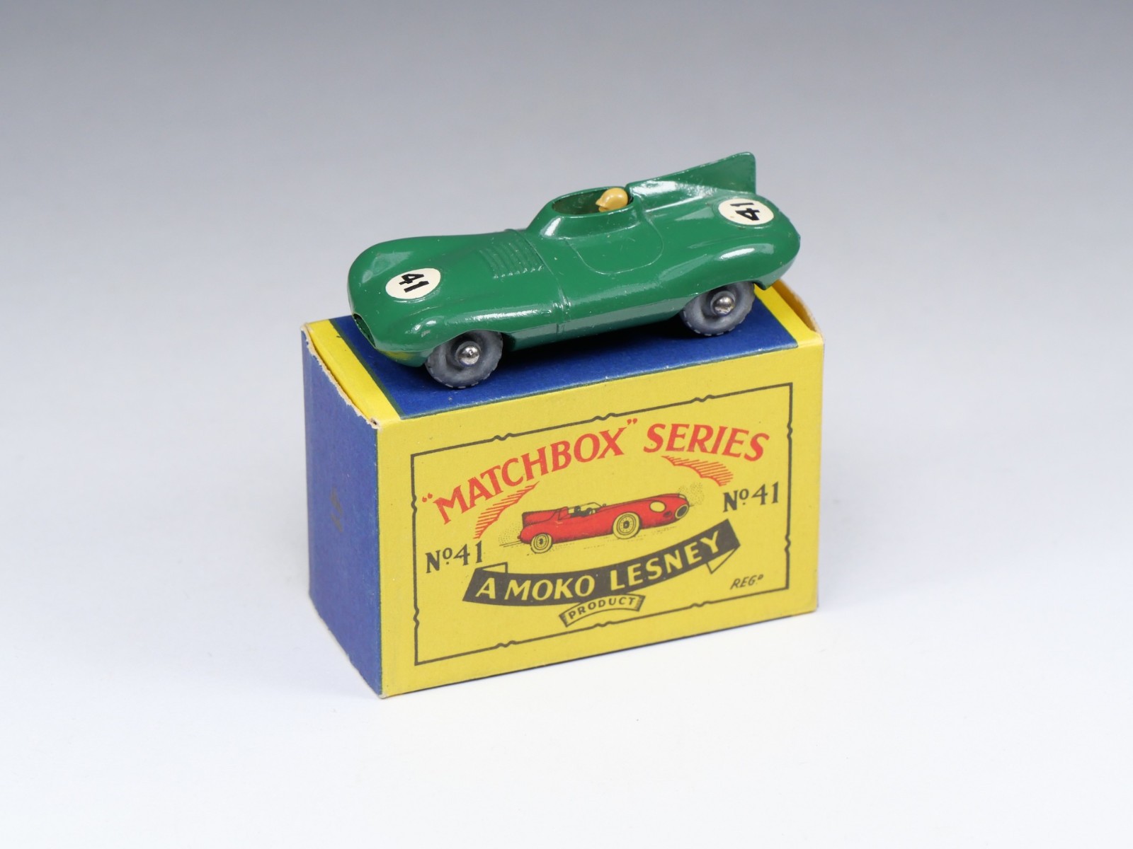 Matchbox 41b, Jaguar (D) Type - Free Price Guide & Review