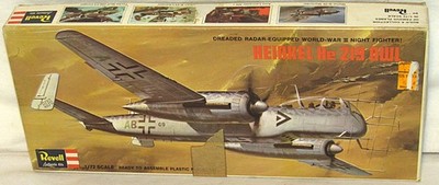 1966 Revell H-112:100 Heinkel He 219 Owl 1/72 AS-IS MP MD 'Forest Creek Gems'
