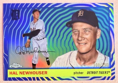 2025 Topps Chrome Platinum Anniversary - Hal Newhouser #430 Blue Vibrations /150