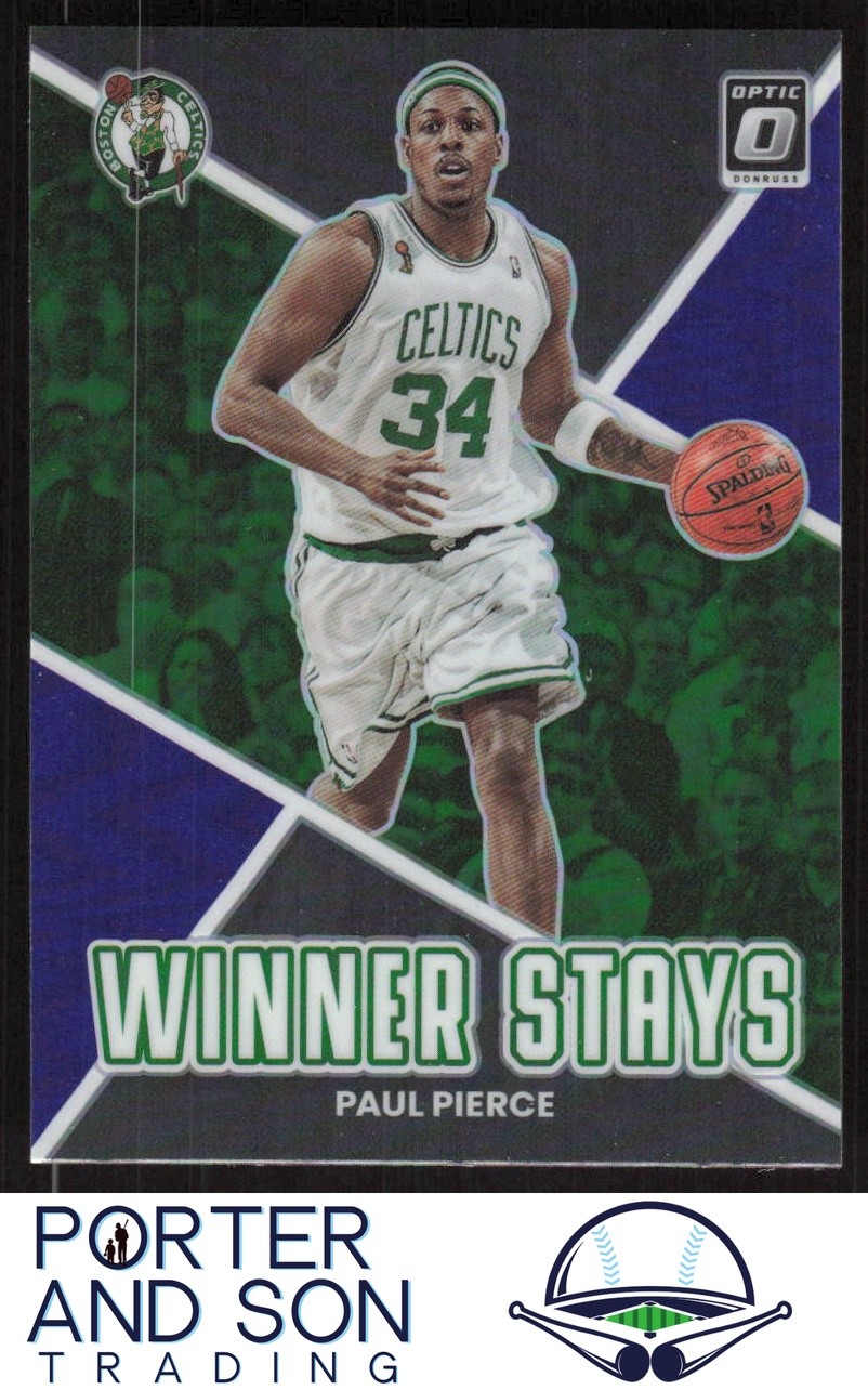 Paul Pierce Winner Stays Purple 2022-23 Donruss Optic #20 Boston Celtics