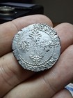 #1/13 , Royales - Henri III - Demi-Franc au Col Plat - 1587 B Rouen