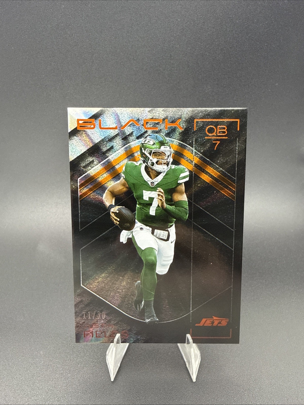 2025 Panini Black - Justin Fields  Citrine /30