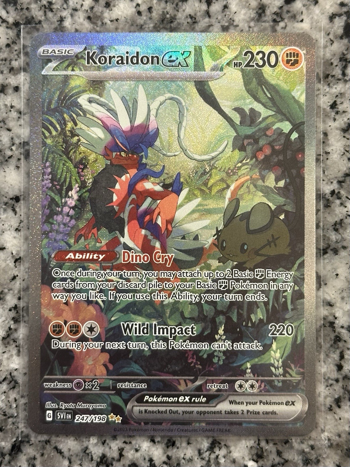 Koraidon ex - 247/198 - Pokémon TCG: Scarlet & Violet Base - SIR - NM