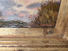 Listed Lee Stroncek b1952 Montana Superb Original oil painting "Cranes at Sunset — photo 2