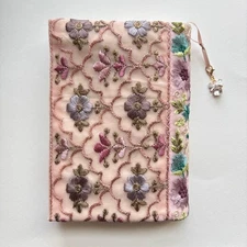 Indian Embroidery Book Cover A6 Size Used for Planner Notebook Gift 33t