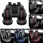Full Set Faux Leather Seat Covers 5-Seats For Honda Accord Civic CRV HRV Insight