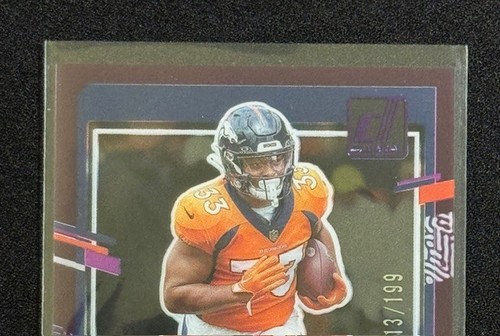 Donruss Clearly 2023 - púrpura/199 #16 JaVonte Williams BRONCOS - Imagen 2 de 4