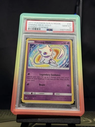 2017 Pokemon Sun & Moon Shining Mew 40/73 Holo Shining Legends PSA 10 Gem Mint