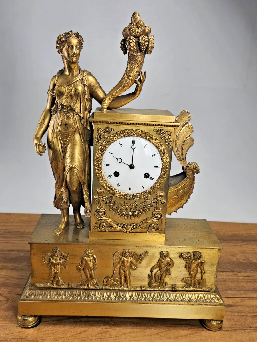 French Collectible 1800-1849 Time Period Manufactured Clocks for