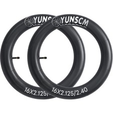 2-PCS 16" Bike Tubes 16x2.125/2.40 52/62-305 AV32MM Bicycle Tubes
