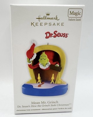 2011 Hallmark keepsake Rare Christmas ornament Mean Mr. Grinch Magic Music New