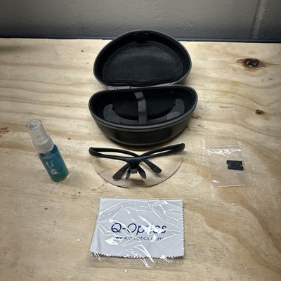 Q Optics dental loupes Flip-up No Magnification Comes With Accessories And Case