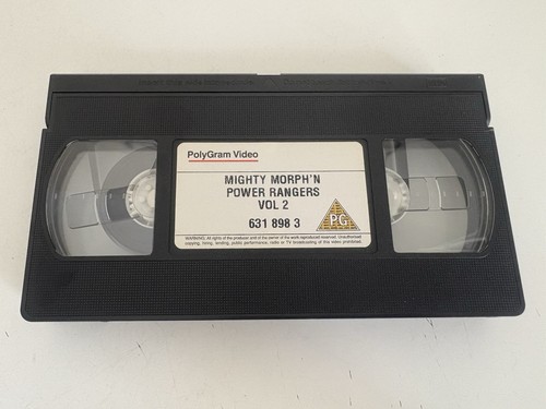 Mighty Morphin Power Rangers Vol 1 And 2 VHS Cassette Tapes 1993 - Imagen 6 de 8