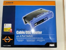 Linksys EtherFast Cable/ DSL Router 4 Port Model BEFSR41 New Open Box
