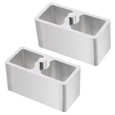 2 inch Universal Leaf Spring Lowering Block, 2 Pack Aluminum 2 inch Lower Block
