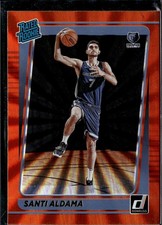 2021-22 Donruss #226 Santi Aldama Holo Orange Laser