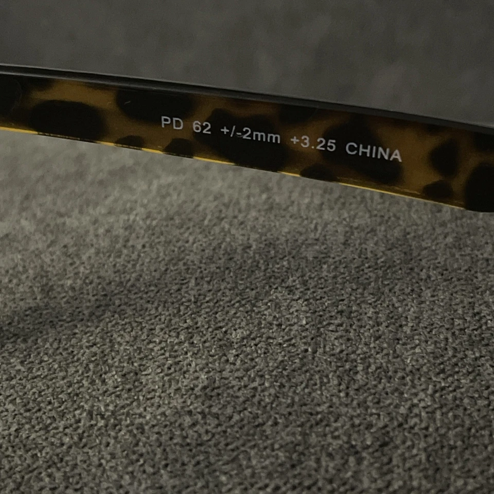 Tortoise Shell Glasses Readers +- 2mm +3.25 - Image 3 of 4