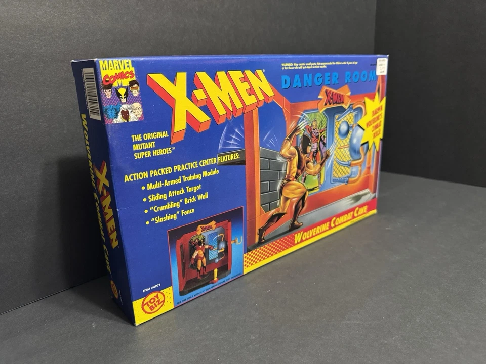 X Men Danger Room Wolverine Combat Cave & Cyclops Light Force Arena Lote 1991 Foto 4 de 4