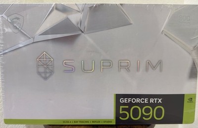 MSI NVIDIA GeForce RTX 5090 SUPRIM Soc 32GB GDDR7 Graphics Card New Sealed