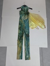 Revolution Dancewear RC16894 Green Gold Dance Costume Large Child LC w Sash